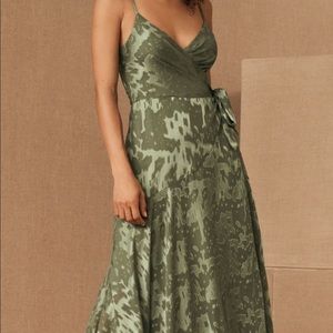 BHLDN HUTCH Alden Dress, Moss, Size L, Anthropologie, Brand New, Never Worn!